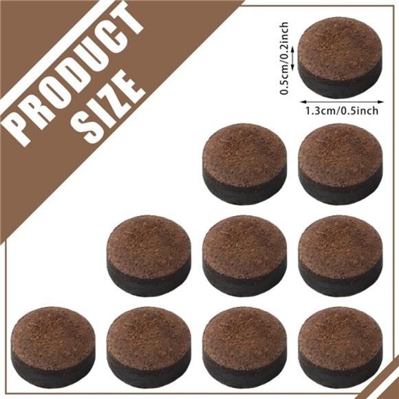 20 Pieces Billiard Pool Cue Tips Pool Cue Tips Replacement Kit Pool Stick Tips - Picture 2 of 6